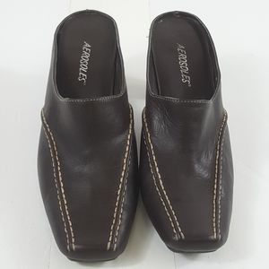 Aerosoles Women Mule  Brown Leather  7.5